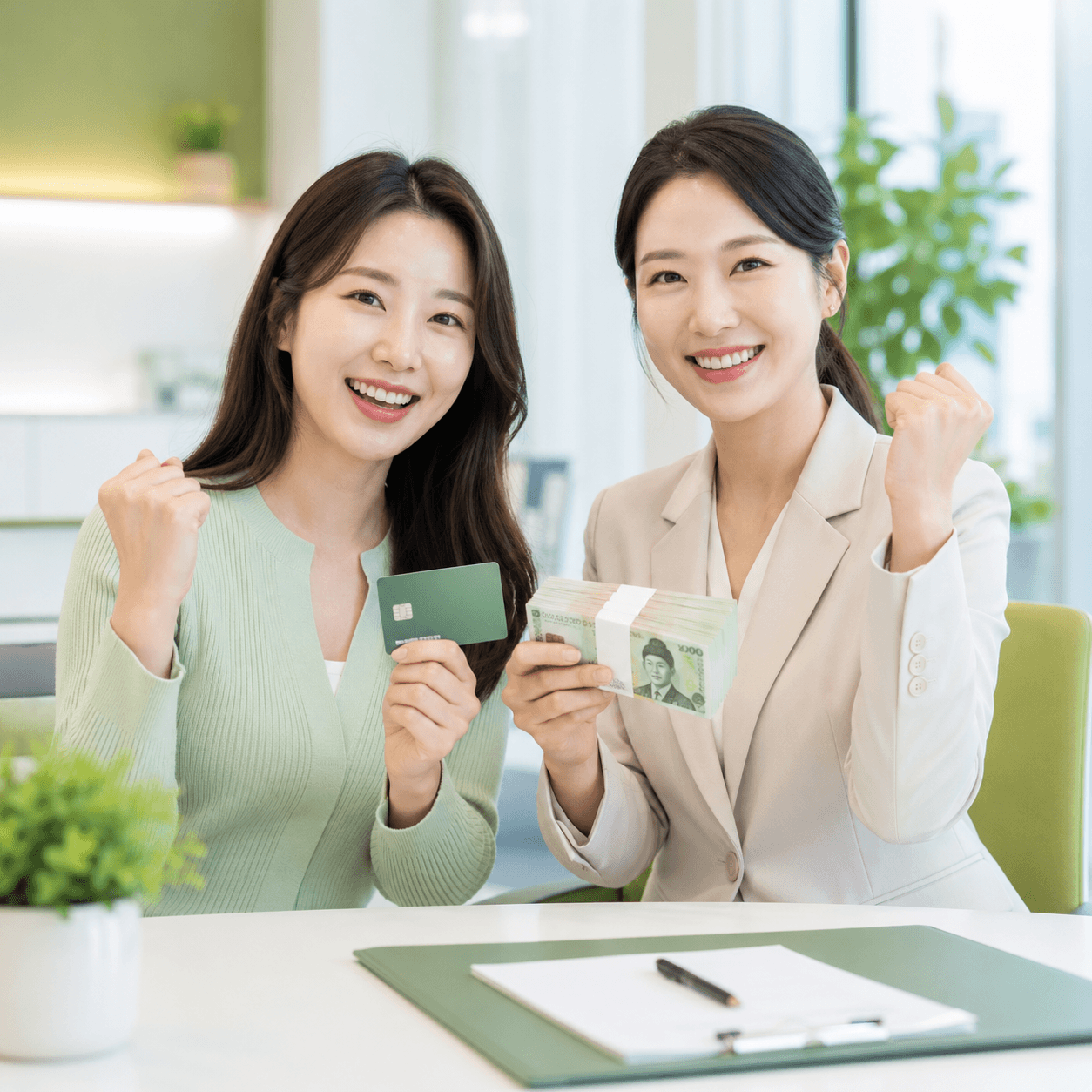 카드현금화 진행 전 주의사항과 조건 확인을 표현한 이미지
